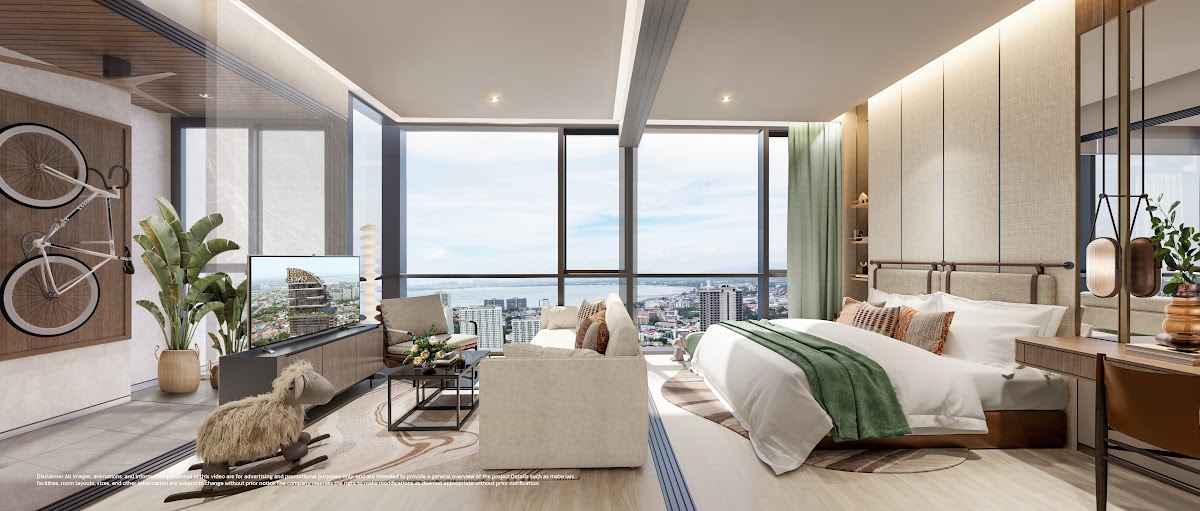 1-спальная квартира 56,09 м² в Once Wongamat — фото 3